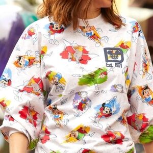 Disney Ink & Print Spirit Jersey Long Sleeve Sweater